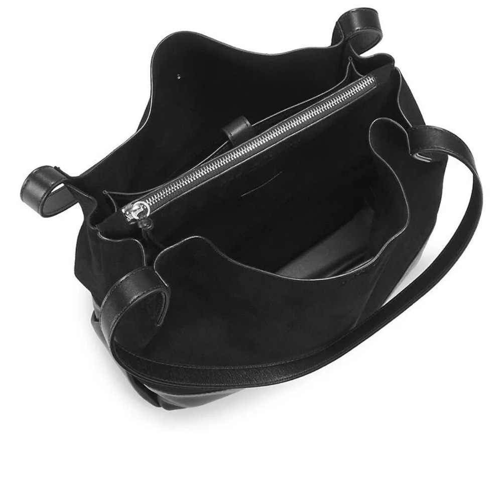 Rag & Bone Passenger 2.0 Black Suede and Leather Tote - Picture 3 of 6